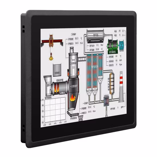 10,4 12 15 17 19 Zoll Industrie-PC Touchscreen Wasserdichter eingebetteter Industrie-Panel-PC